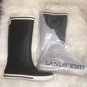 Men’s Lands End rain boots